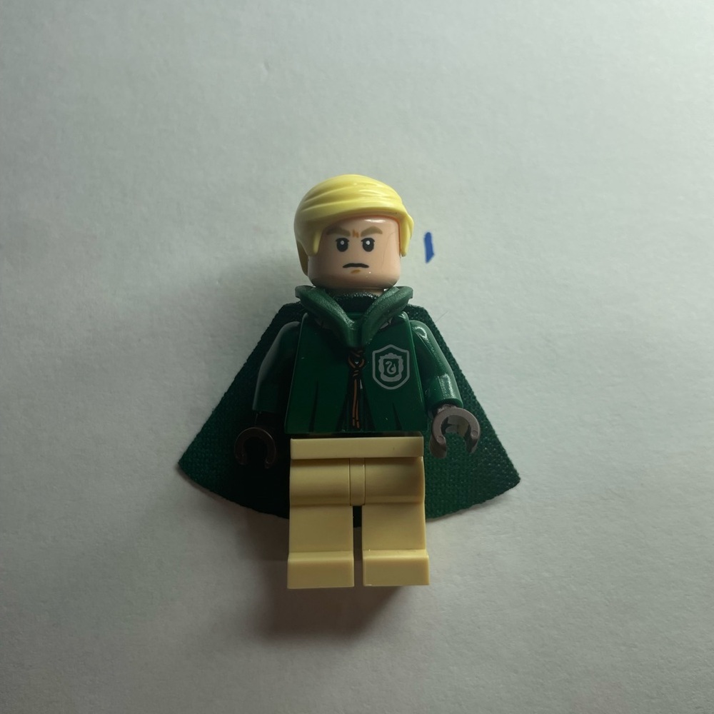 Lego Draco Malfoy 76416 Dark Green Slytherin Uniform Harry Potter Minifigure